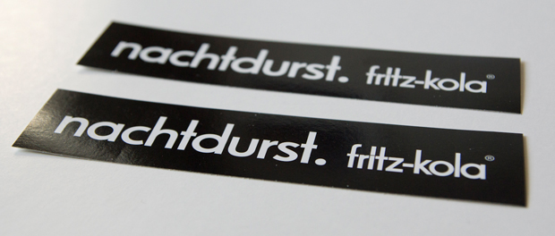 Beispielaufkleber