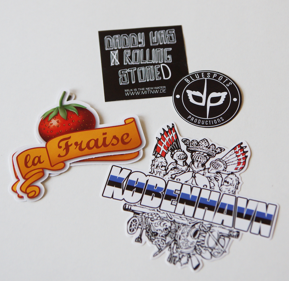 example die-cut stickers